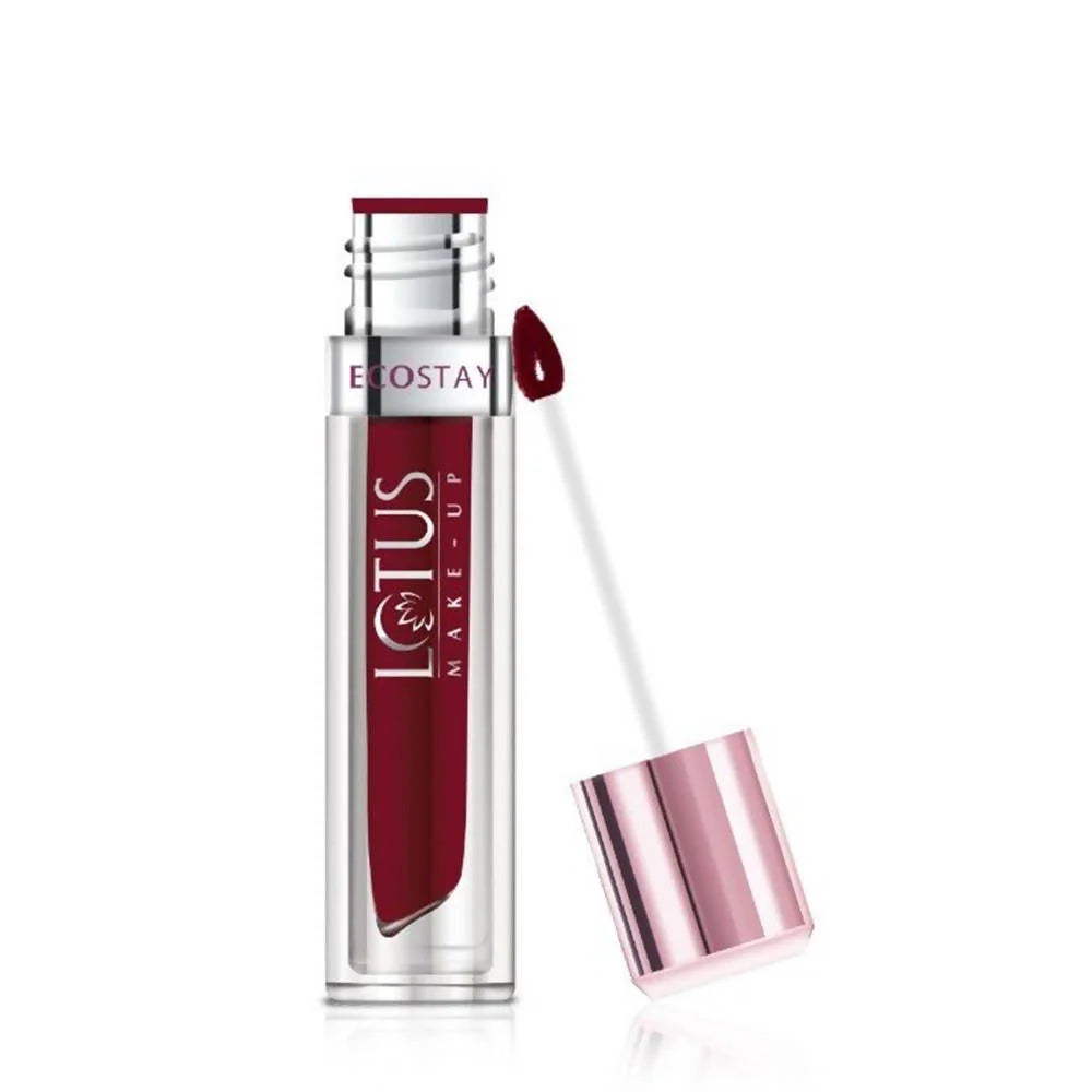 Lotus Make-Up Ecostay Matte Lip Lacquer - Wine Velvet