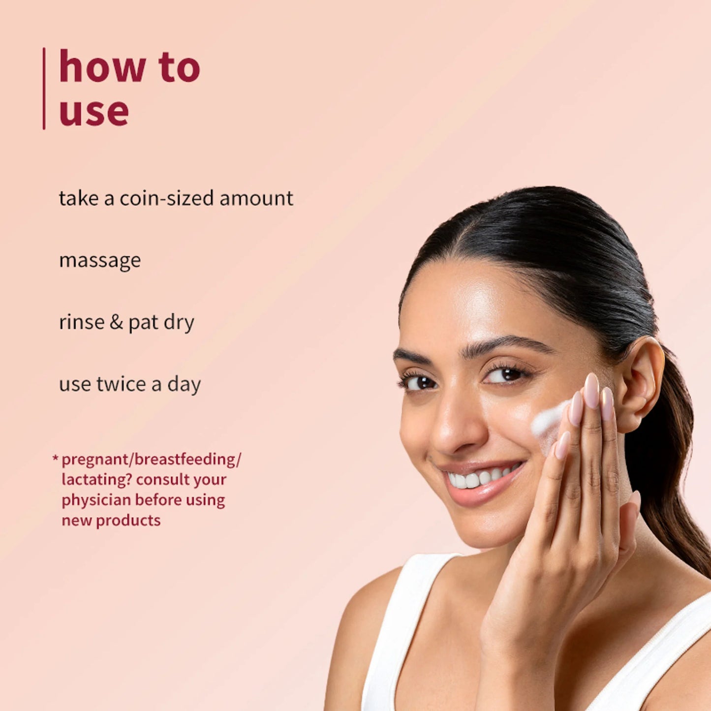 Plum Saffron & Papaya Glow Bright Gel Face Wash For Daily Use - Fights Dullness & Evens Skin Tone - 100 ml