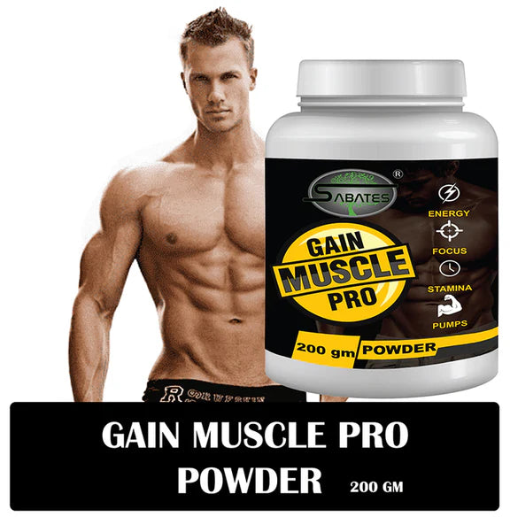 Sabates Gain Muscle Pro Powder - 200 gm