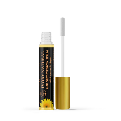 Ivory Natural Grey Eyebrow Serum - Rejuvenates, Nourishes, And Restores Natural Color Of Eyebrows - 10 ml