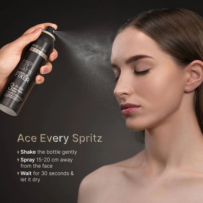 Swiss Beauty Select Prep Set Matte 3 In 1 Micro Finish Spray Enriched With Hyaluronic Acid and Vitamin E - 120 ml