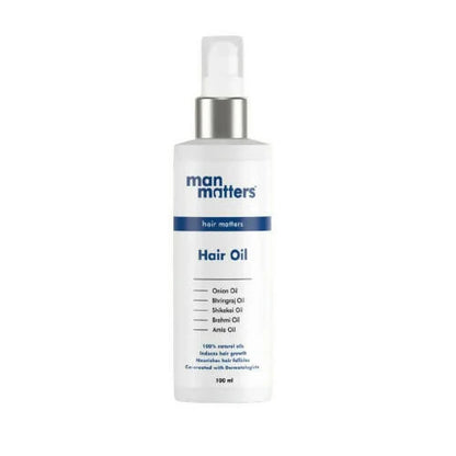 Man Matters Hair Growth Oil With Bhringraj Oil, Onion Oil, Amla Oil, Shikakai Oil & Brahmi Oil
