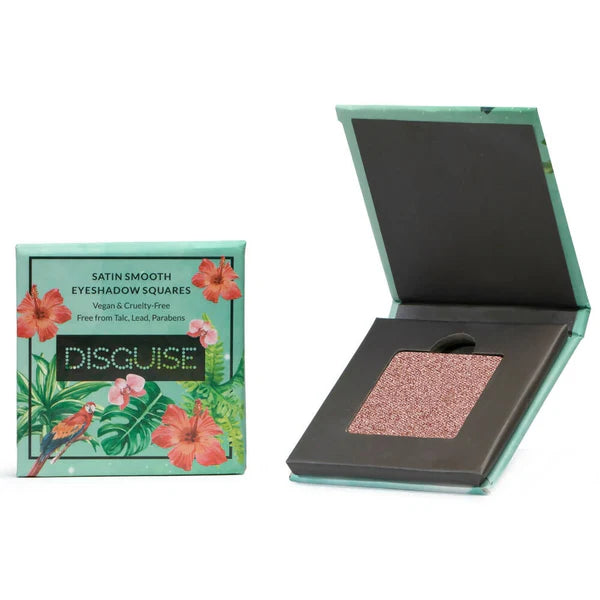 Disguise Satin Smooth Eyeshadow Squares - Metallic Pink Rose 208 - 4.5 gm