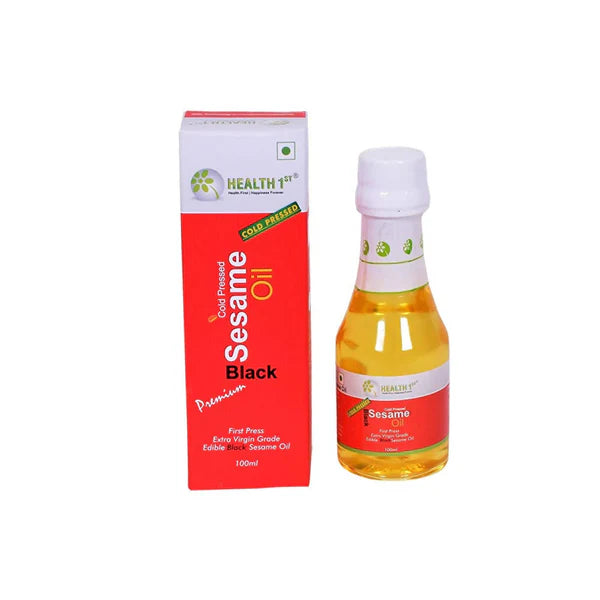 Health 1st Cold Pressed Black Sesame Oil - 100 ml