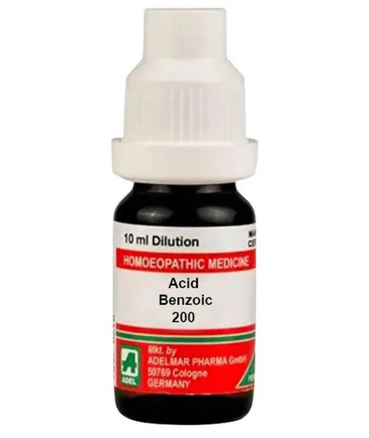 Adel Homeopathy Acid Benzoic Dilution -200 CH