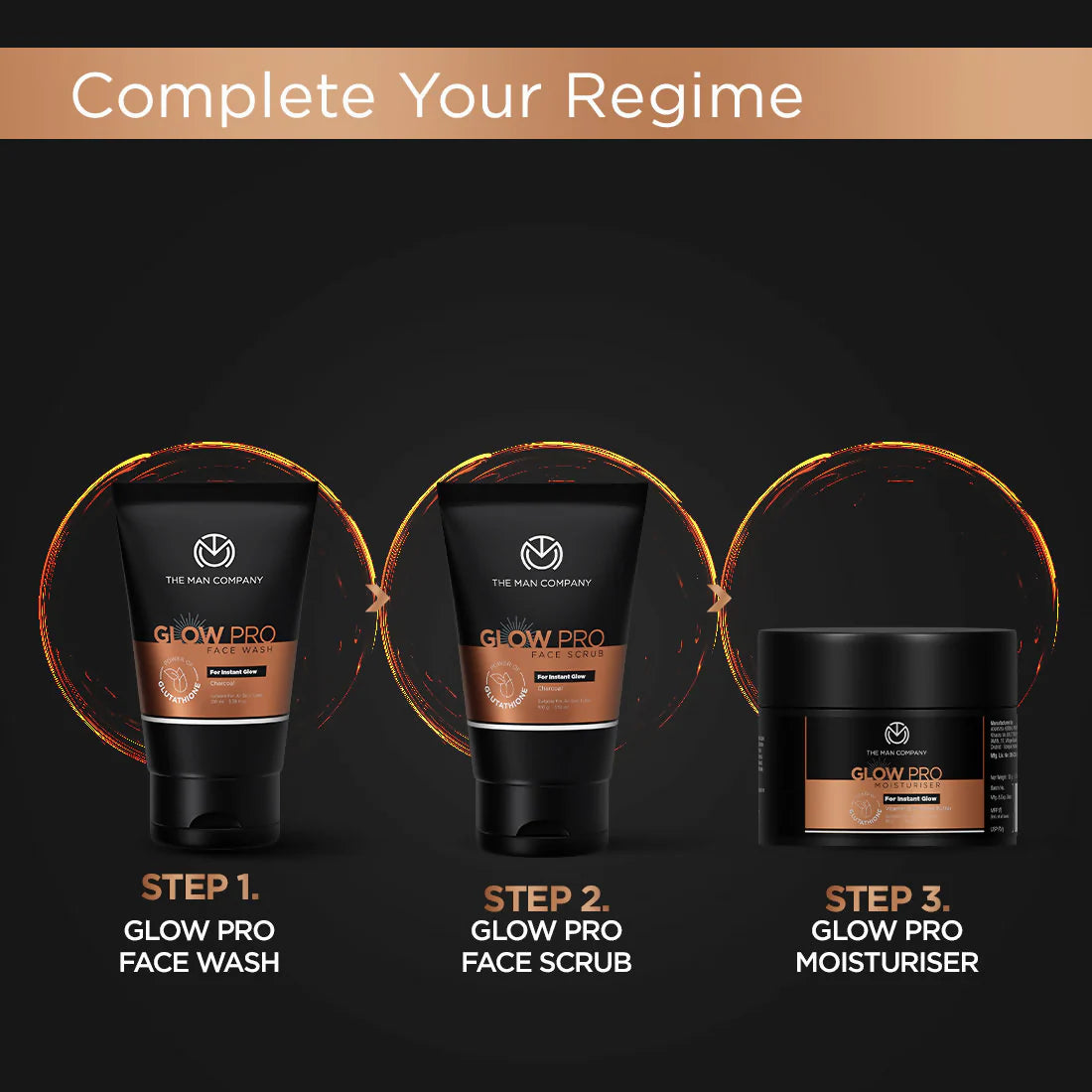 The Man Company Glow Pro Non-Sticky Daily Moisturizer For Instant Glow - 50 gm