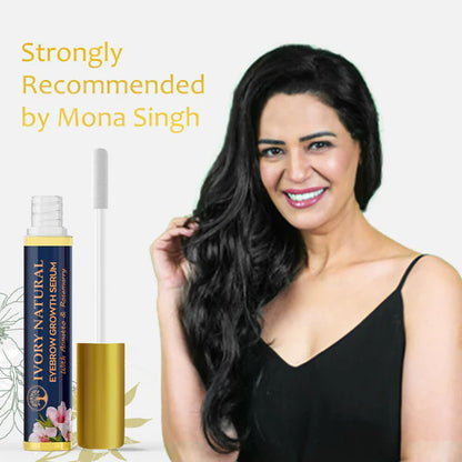 Ivory Natural Eyebrow Growth Serum - Lush Eyebrows For Both Men & Women - 10 ml