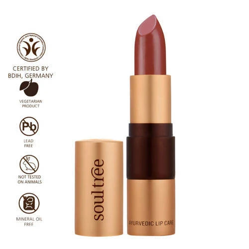 Soultree Ayurvedic Lipstick Rose Clay 610 - 4 gm