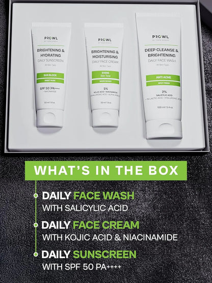 Prowl By Tiger Shroff Unique Skincare Gift Kit - combo