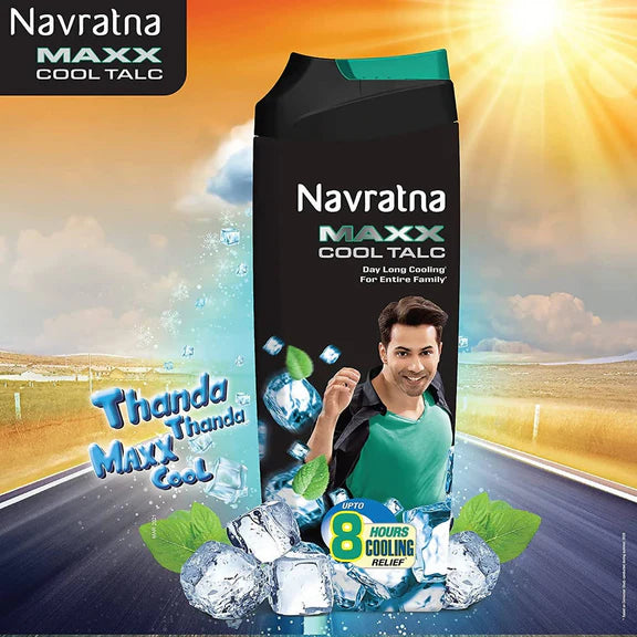 Navratna Maxx Cool Talc - 400 gm