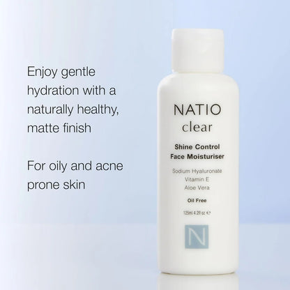 Natio Clear Shine Control Face Moisturiser - 125 ml