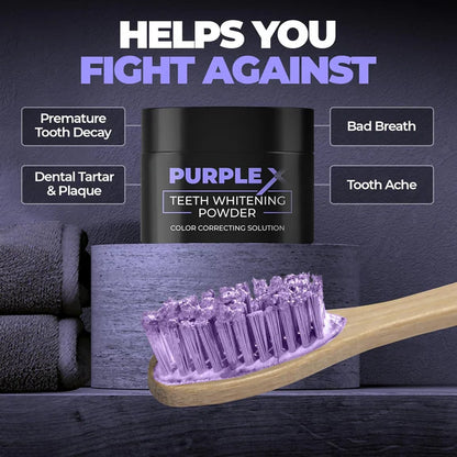 Beardo Purple X Teeth Whitening Powder - 50 gm