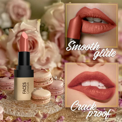 Faces Canada Comfy Matte Velvet Touch Lipstick - Rose Macaron 09 - 4.2 gm