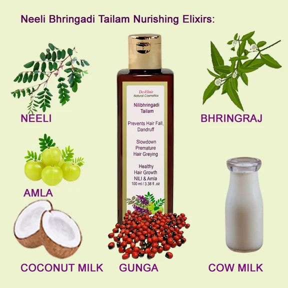 DevElixir Neeli Bhringadi Hair Oil - 100 ml