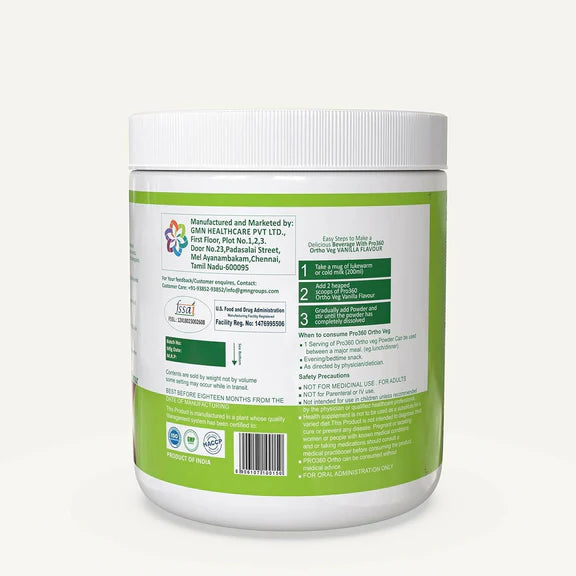Pro360 Ortho Bone and Joint Protein Supplement Powder - 250 gm