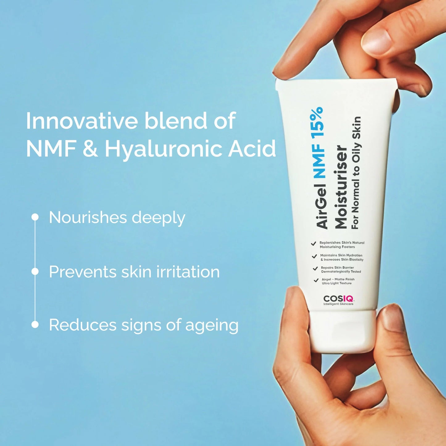 Cos-IQ AirGel NMF 15% for Oily Skin Moisturizer - 100 ml