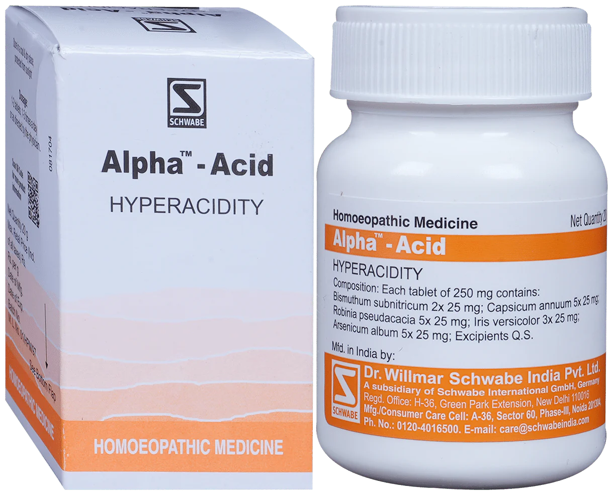 Dr. Willmar Schwabe India Alpha Acid Tablets