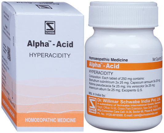 Dr. Willmar Schwabe India Alpha Acid Tablets