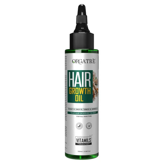 Orgatre Hair Growth Oil With 28 Herbal Oils ??Promotes Hair Growth, Reduces Hair Fall & Dandruff - 100 ml