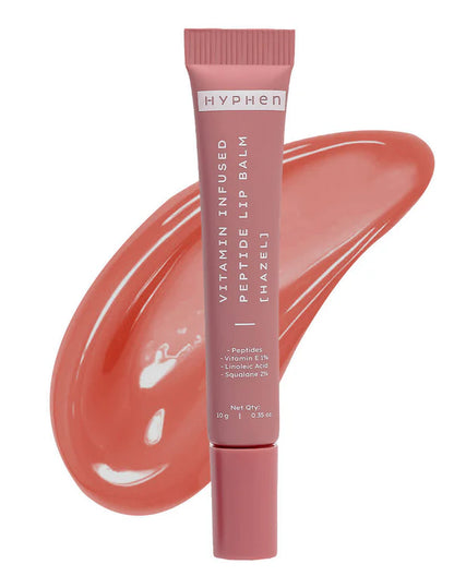 Hyphen By Kriti Sanon Hazel Vitamin Infused Peptide Lip Balm, Hydrate & Moisturize, Smoothen Lips & Repair Moisture Barrier - 10 gm