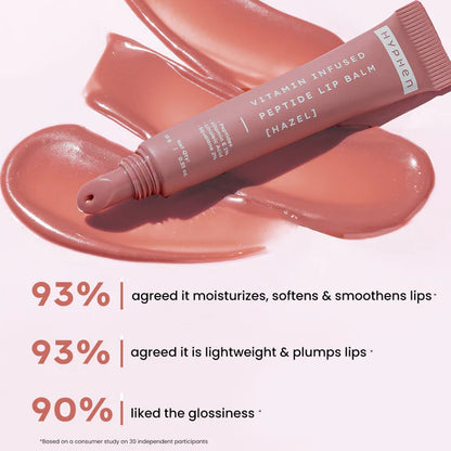 Hyphen By Kriti Sanon Hazel Vitamin Infused Peptide Lip Balm, Hydrate & Moisturize, Smoothen Lips & Repair Moisture Barrier - 10 gm