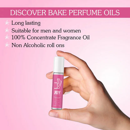 Bake Joy 100% Concentrated Perfume Oil Roll on Fragrance For Men & Women - Peony - 10 ml