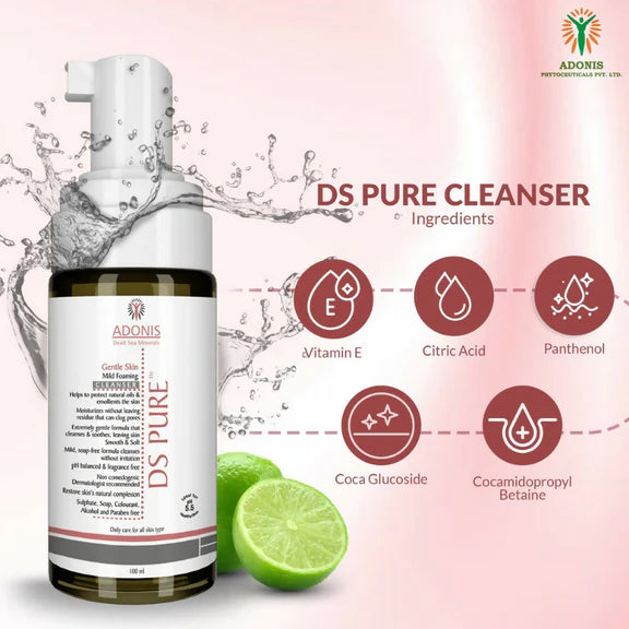 Adonis DS Pure Mild Foaming Cleanser - 100 ml