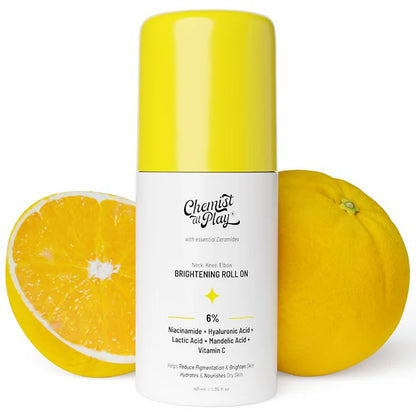 Chemist at Play Brightening Roll On And Body Wash For Glowing Skin Combo Kit - combo