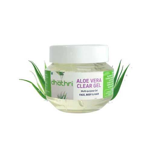 Dhathri Aloe Vera Clear Gel For Face & Hair - 100 ml