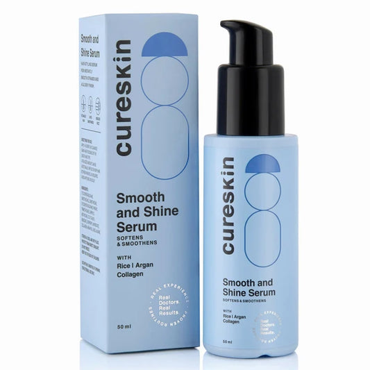 Cureskin Smooth and Shine Hair Serum Helps Reducing Hair Breakage, Frizz - 50 ml