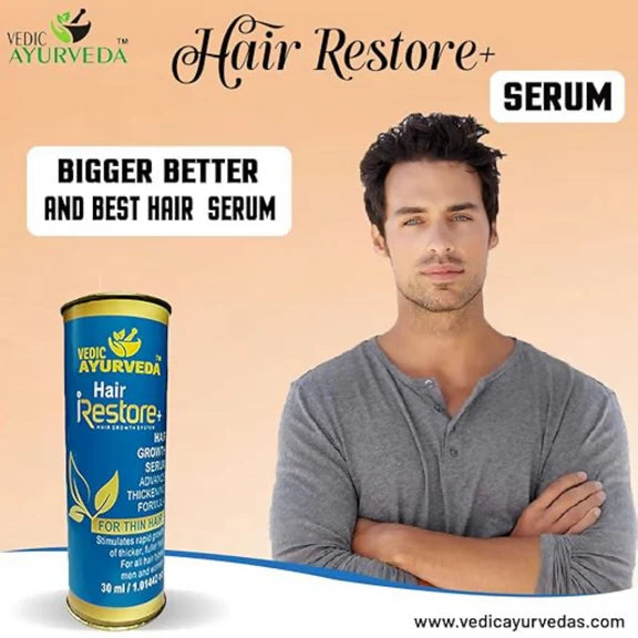 VedicAyurveda Hair Restore+ Serum Hair Growth Serum - 30 ml