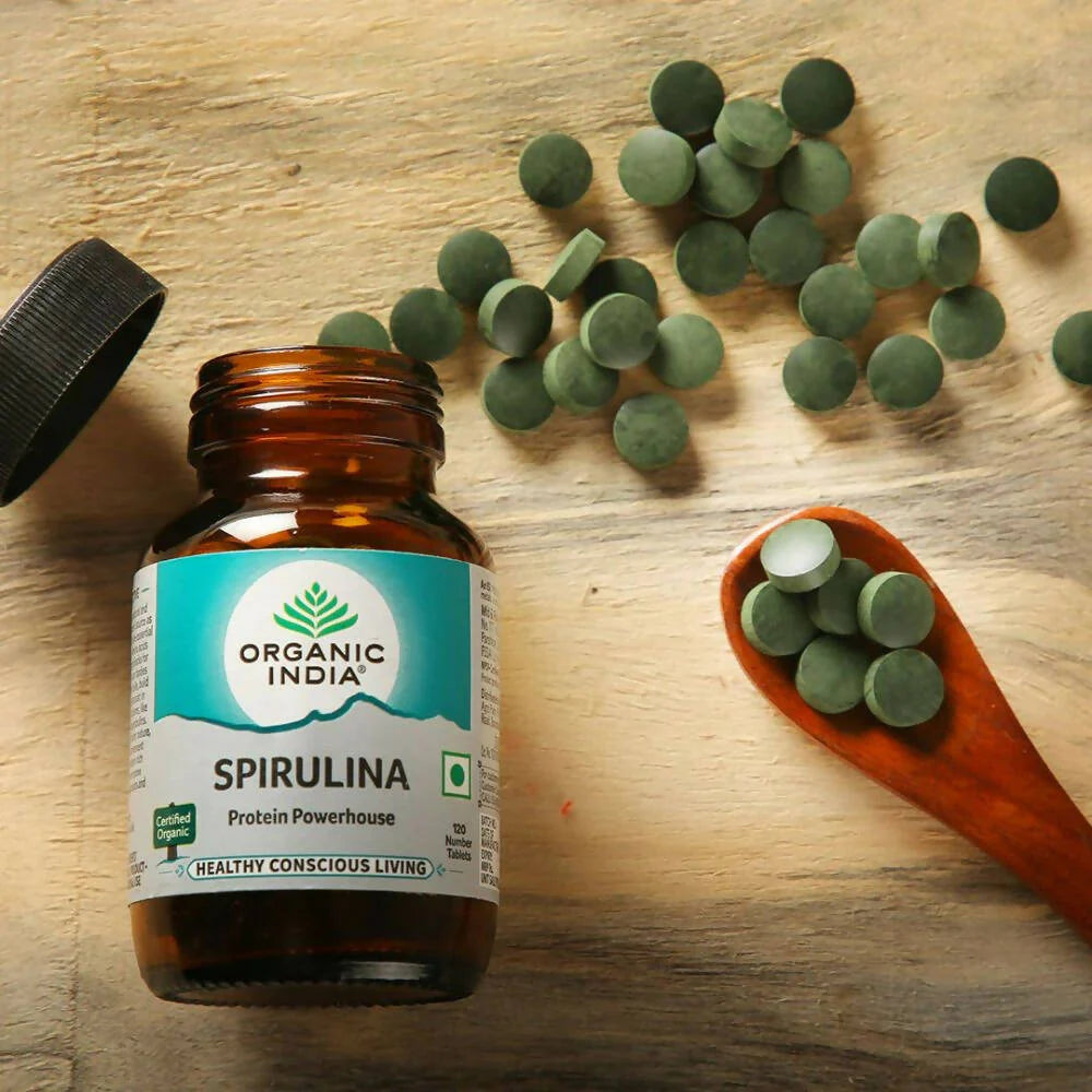 Organic India Spirulina Tablets -120 tabs