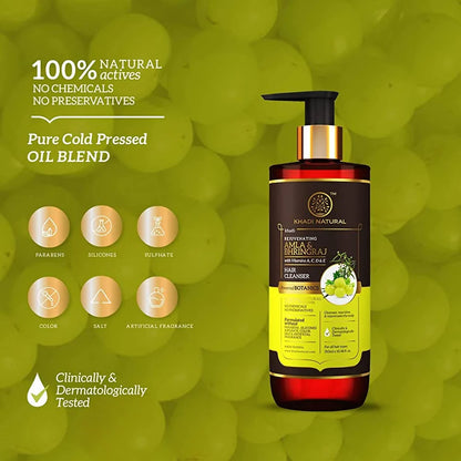 Khadi Natural Amla & Bhringraj Hair Cleanser - 310 ml