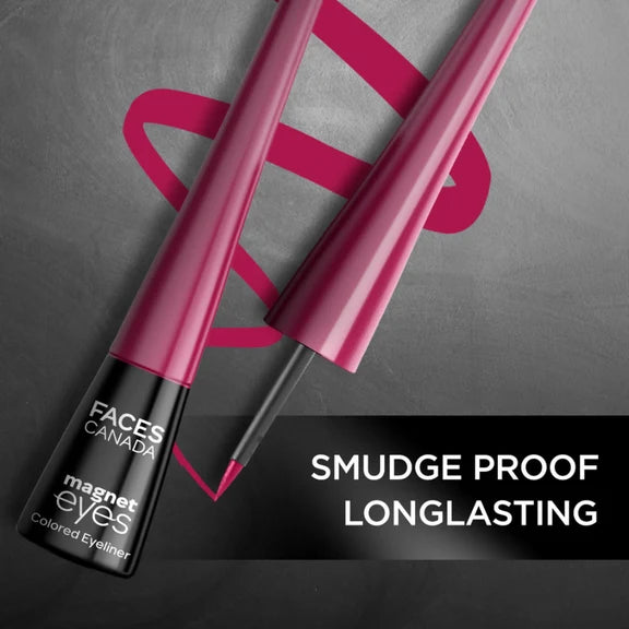 Faces Canada Magneteyes Colored Eyeliner - Graceful Burgundy 05 - 4 gm