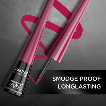 Faces Canada Magneteyes Colored Eyeliner - Graceful Burgundy 05 - 4 gm