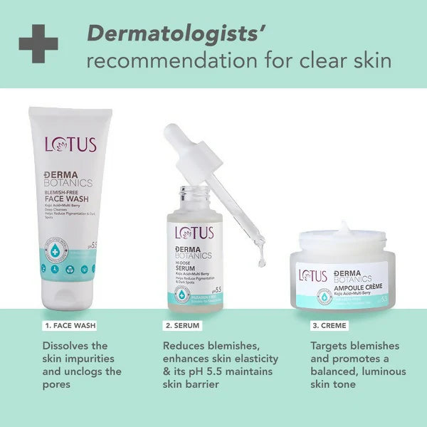 Lotus DermaBotanics Kojic acid + Multi Berry Face Serum