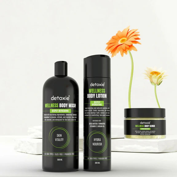 Detoxie Body Wash, Lotion & Scrub Combo - Wellness - combo