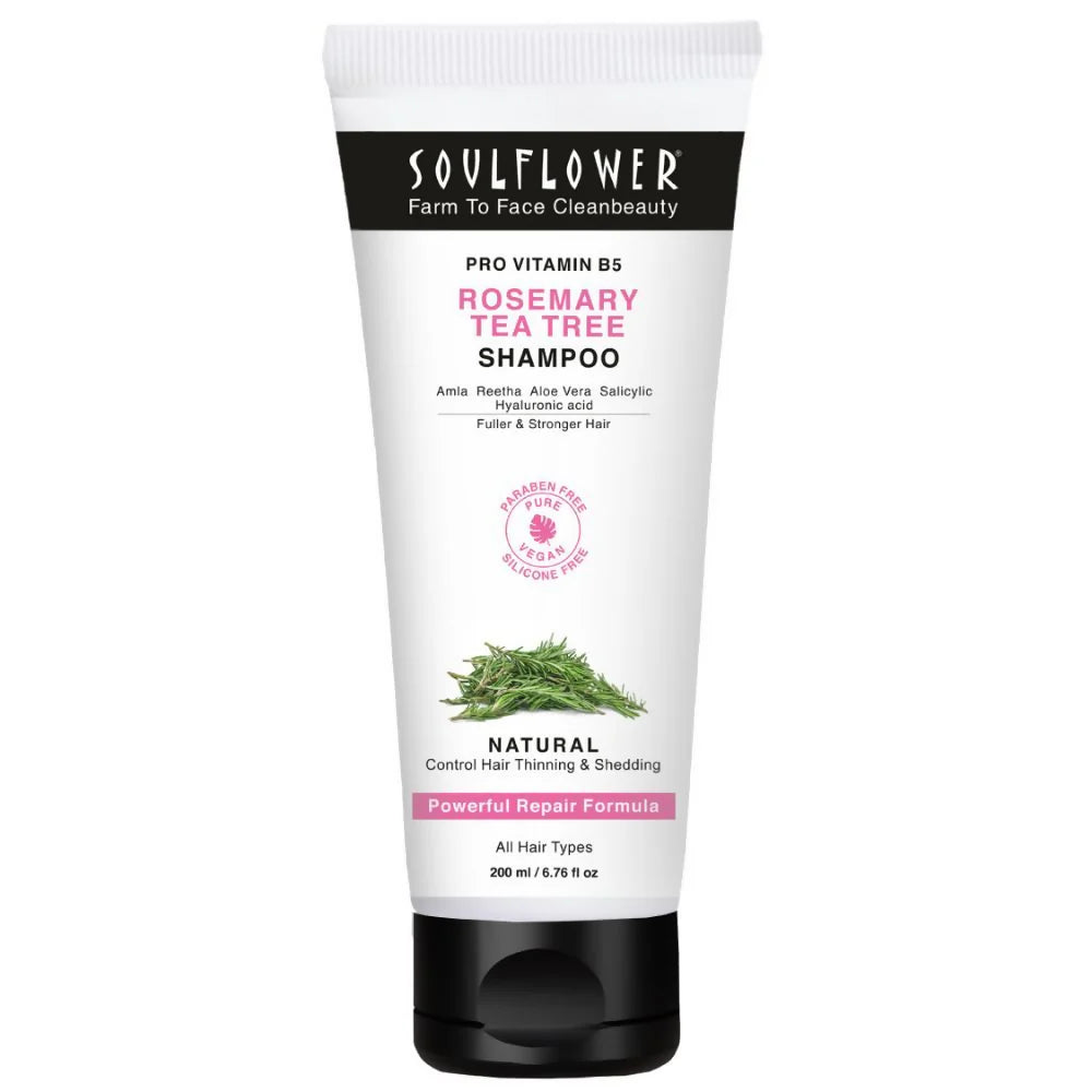 Soulflower Rosemary Tea Tree Shampoo