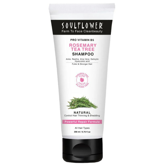 Soulflower Rosemary Tea Tree Shampoo
