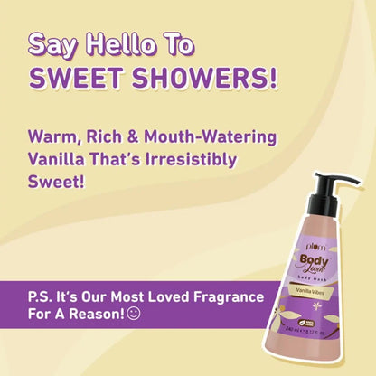 Plum BodyLovin' Vanilla Vibes Body Wash - 240 ml