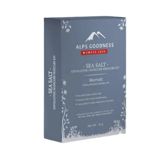 Alps Goodness Sea Salt Exfoliating Manicure Pedicure Kit - Kit