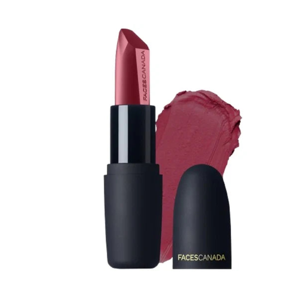 Faces Canada Weightless Matte Finish Lipstick - Flamboyant Plum 12 - 4 gm