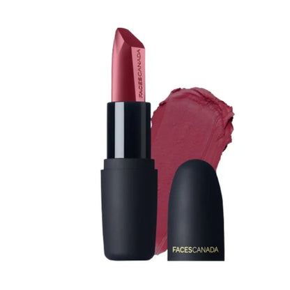 Faces Canada Weightless Matte Finish Lipstick - Flamboyant Plum 12 - 4 gm