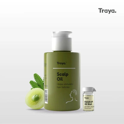 Traya Scalp Oil with Dandruff Oil Shot - 100 ml