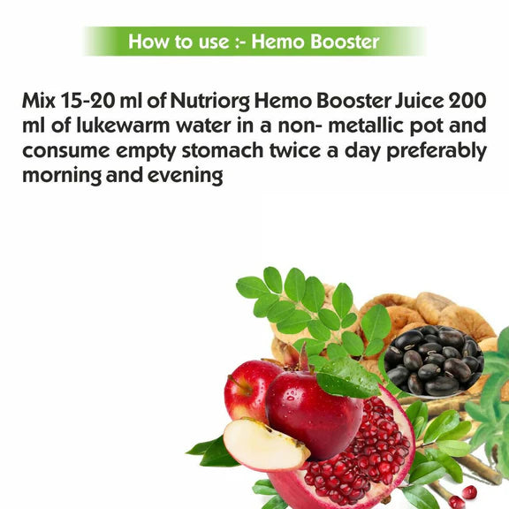 Nutriorg Hemobooster Juice - 250 ml