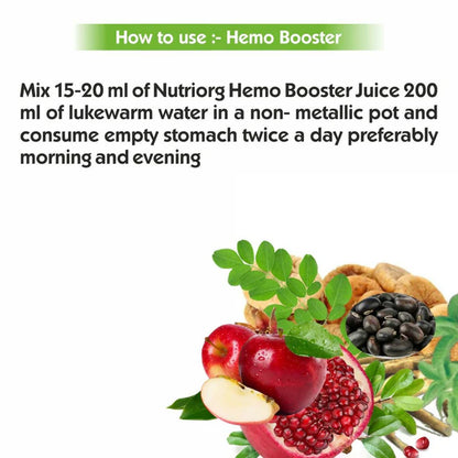 Nutriorg Hemobooster Juice - 250 ml