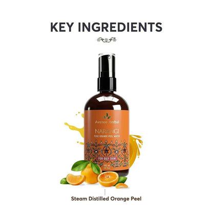 Avimee Herbal Narangi Pure Orange Peel Water For Oily Skin - 110 ml