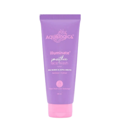 Aqualogica Illuminate+ Smoothie Face Wash With Wild Berries & Alpha Arbutin - 100 ml