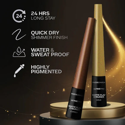 Faces Canada Ultime Pro Matte Play Eyeliner - Copper - 2.5 ml