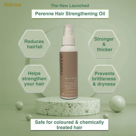 Perenne Hair Strengthening Oil With Onion Seed Oil - 100 ml